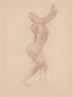 French Lithograph Signed A. Rodin