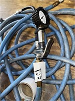 air hose with nozzle/gauge