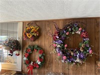 Wreathes and decorations