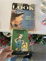 Vintage raggedy Andy stories and Queen Elizabeth