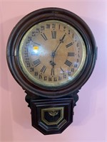 Antique regulator clock
