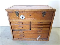 Wood Tool Chest w/Tools