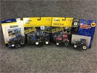 Lot of 4-1/64th Scale New Holland Tractors-New