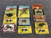 Lot of 10 Farm Related Toys & Cards in Packages