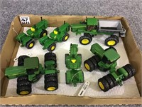Lot of 6-1/64th Scale John Deere Toys