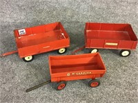 Lot of 3 Wagons Including Product Miniature