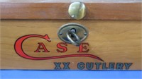 New Vintage Case XX Display w/Knives 28x12x16"