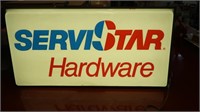 ServiStar Hardware Lighted Sign-6'x3'x1"