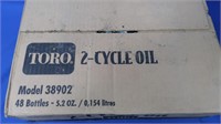Toro-Case 2 Cycle Oil(48 5.2oz Bottles)