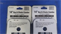2 Oregon 14" Bar&Chain Combo Kits