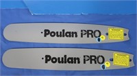 2-16"Poulan Pro Bars 952-044357