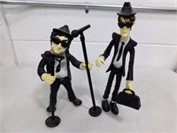 The Blues Brothers Jake and Elwood Figures