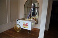Hot Dog Cart w/umbrella