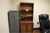 Bookcase and file cabinet