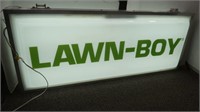 Lit Lawn Boy Sign-60x10x24"