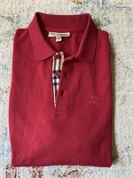 Burberry Short Sleeve Polo Shirt (new, never worn)