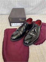 Allen Edmonds black patent leather shoes (men's 9)