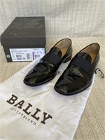 Bally black calf patent leather shoes