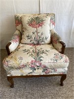 Upholstered Chairs with down-filled cushions