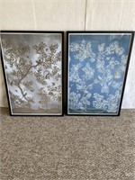 Framed Asian Prints (set of 2)