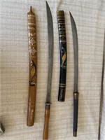 Antique Samuari Swords from Thailand