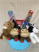 Kids Toys & Stuffed Animals in Turquoise Tub