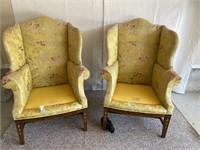 Antique Kittinger Wingback Chairs (pair)
