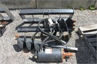 Hydraulic Skid Steer Auger Attachment New