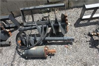 Hydraulic Skid Steer Auger Attachment New