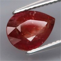 1.81Ct. Imperial Red Unheated Sapphire Tanzania