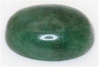 16.94 ct  Colour Enhanced Emerald Oval Cabochon