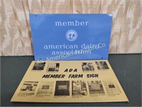 NOS AMERICAN DAIRY ASSOC. DST MEMBER SIGN