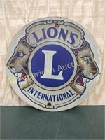 VTG LIONS CLUB INTERNATIONAL 18" ROUND SIGN