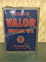 TEXACO VALOR OIL CAN, 2 GAL