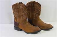 Tony Lama Men's Tooled Leather Cowboy Boots 12D