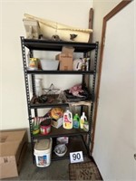 Shelving unit and contents
