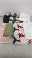 New Condition - 6 x Various Pillow Cases & Throw