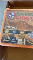 OUTDOOR FIRSTAID KIT 201 PCS COUNT NEVER OPENED