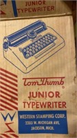 TOM THUMB JUNIOR TYPEWRITER WITH BOX