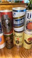 12 COLLECTIBLE BEER CANS
