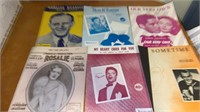 21  VINTAGE PIANO SHEET MUSIC INCLUDING MY