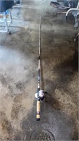 ENCLOSED REEL AND ROD FISHING POLE