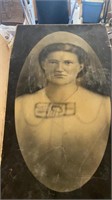 3 ANTIQUE PICTURES OF PEOPLE  18 x 24 IN