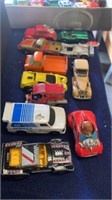 MATCH BOOK AND HOT WHEEL VEHICLES