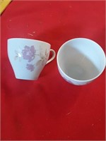 TEA CUPS AND PLATES