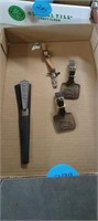 ADVERTISING 3 WATCH FOBS LETTER OPENER