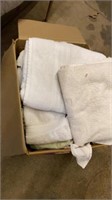 LARGE BOX OF ASSORTED TOWELS