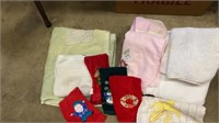 LARGE BOX OF ASSORTED TOWELS