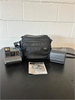 Polaroid camera lot 2 cameras and bag