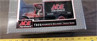 ACE HARDWARE KENWORTH TOY TRUCK COIN BANK